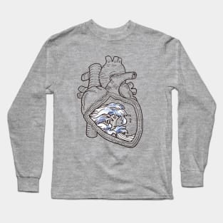 Ocean Heart Long Sleeve T-Shirt